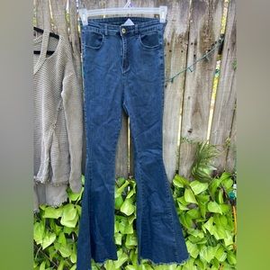 Three Bird Nest flare jeans. Size large but feel they fit more like a medium